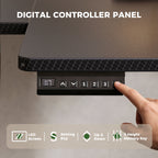 OffiGo 55" L-Shaped Electric Standing Desk with Spacious Work Surface & Adjustable Height