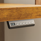 71" Executive Electric Standing Desk with Built-in Power Outlets & 1.38" Thick Desktop