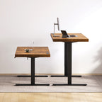 71" Executive Electric Standing Desk with Built-in Power Outlets & 1.38" Thick Desktop